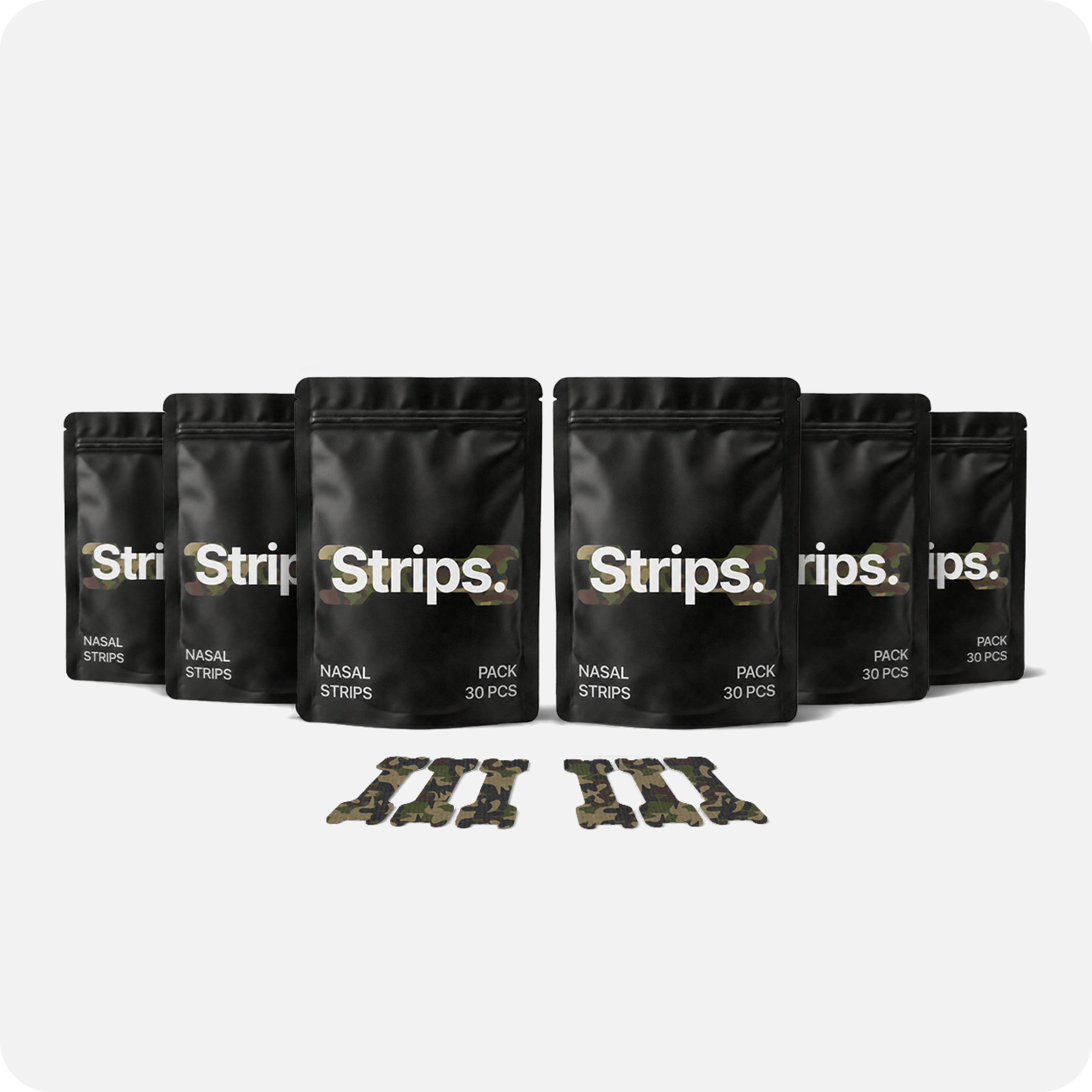 Camo Nasal Strips [6-Pack]