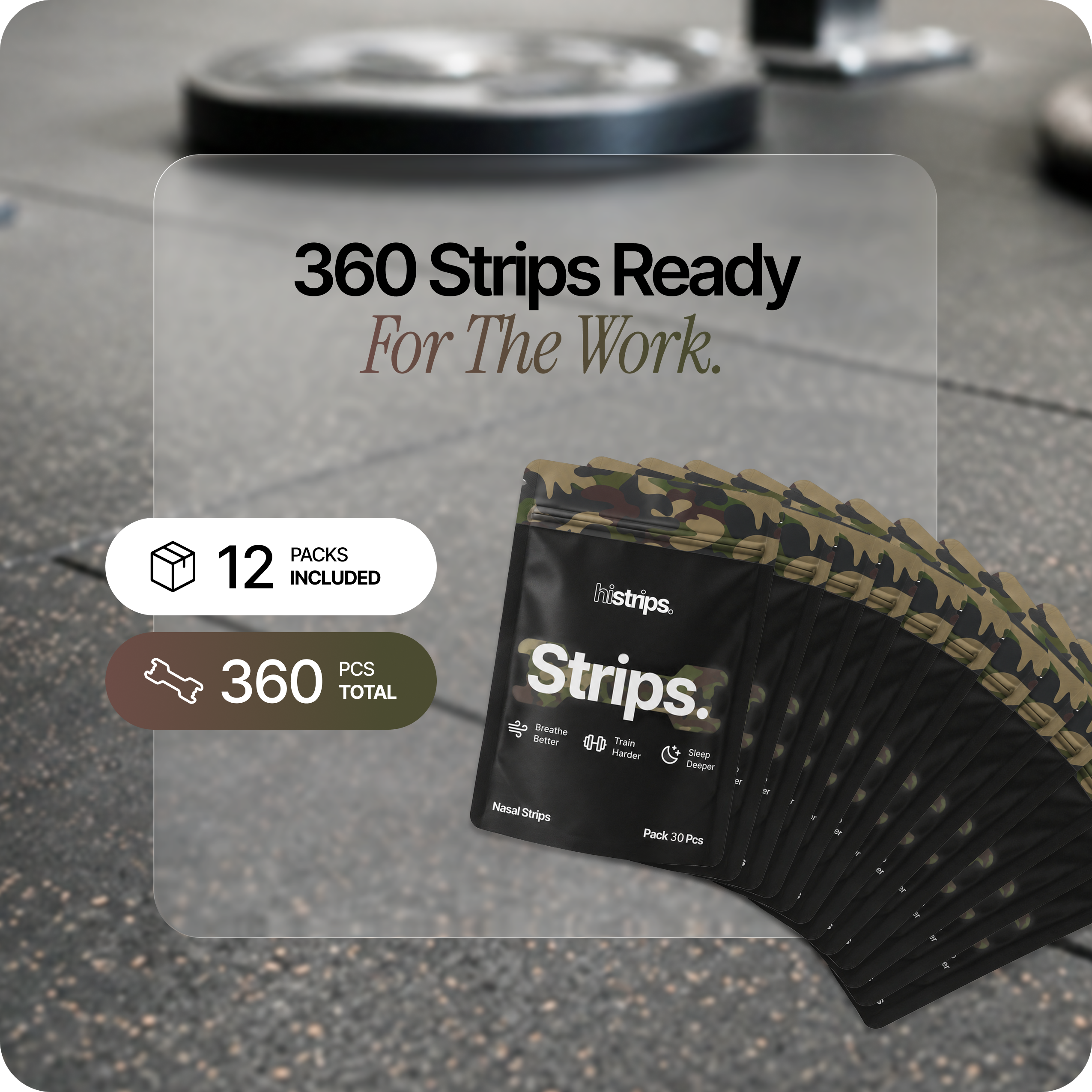 Camo Nasal Strips [Year Supply]