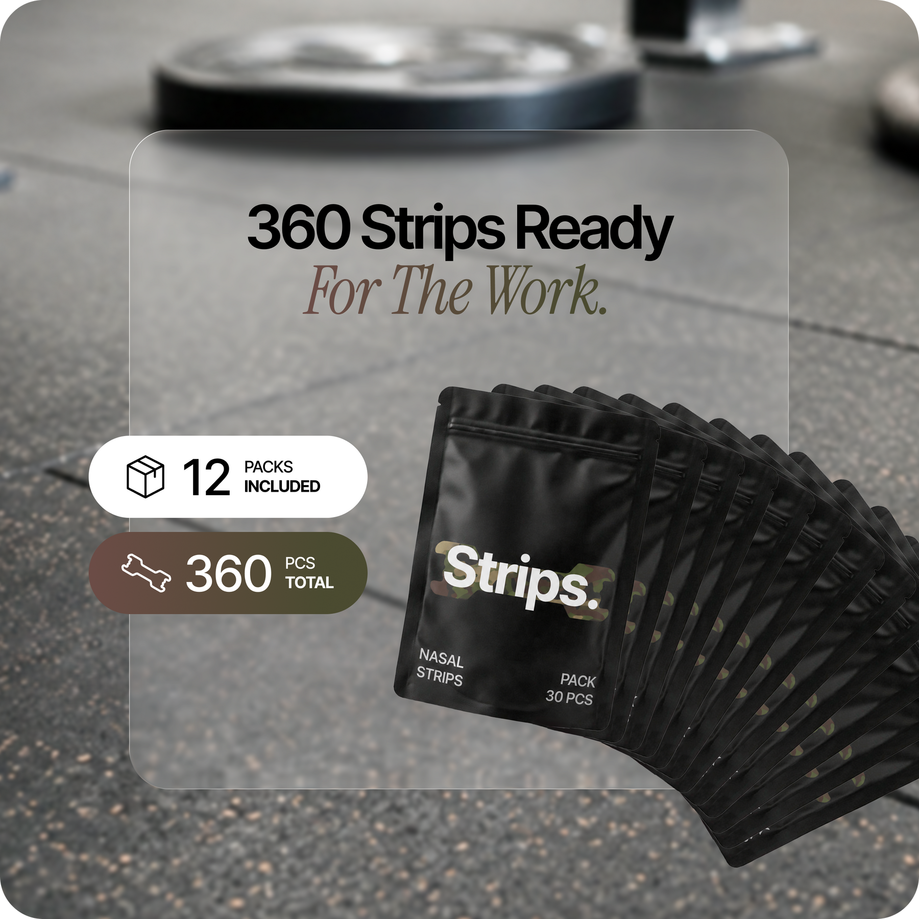 Camo Nasal Strips [Year Supply]