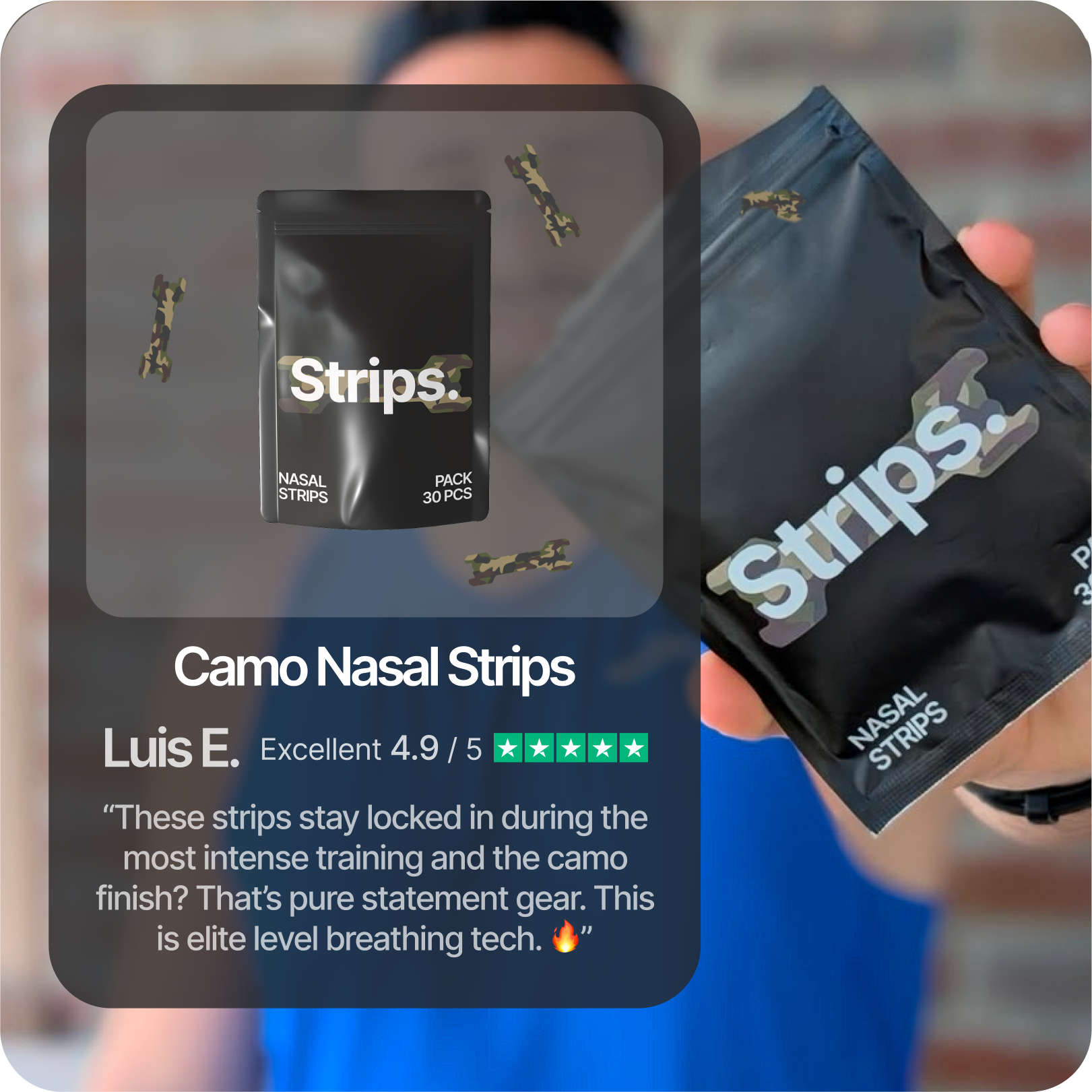 Camo Nasal Strips