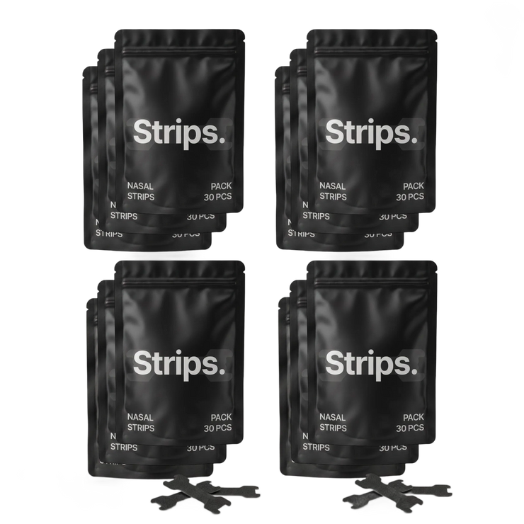Black Nasal Strips [Year Supply] without background