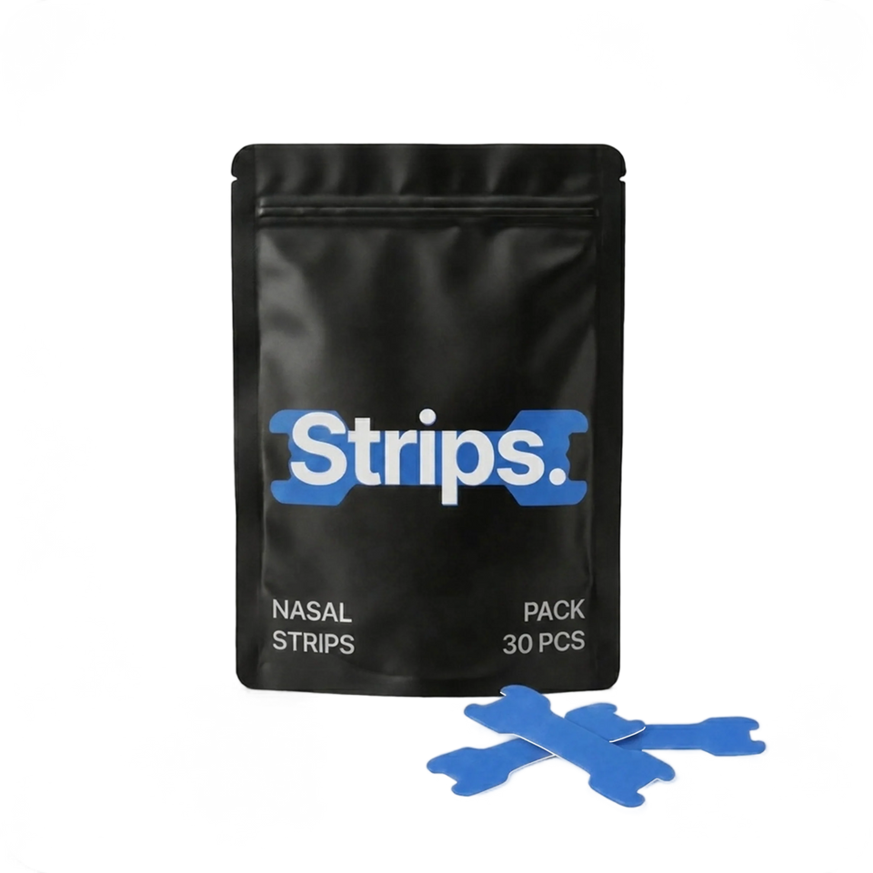 Blue Nasal Strips without background