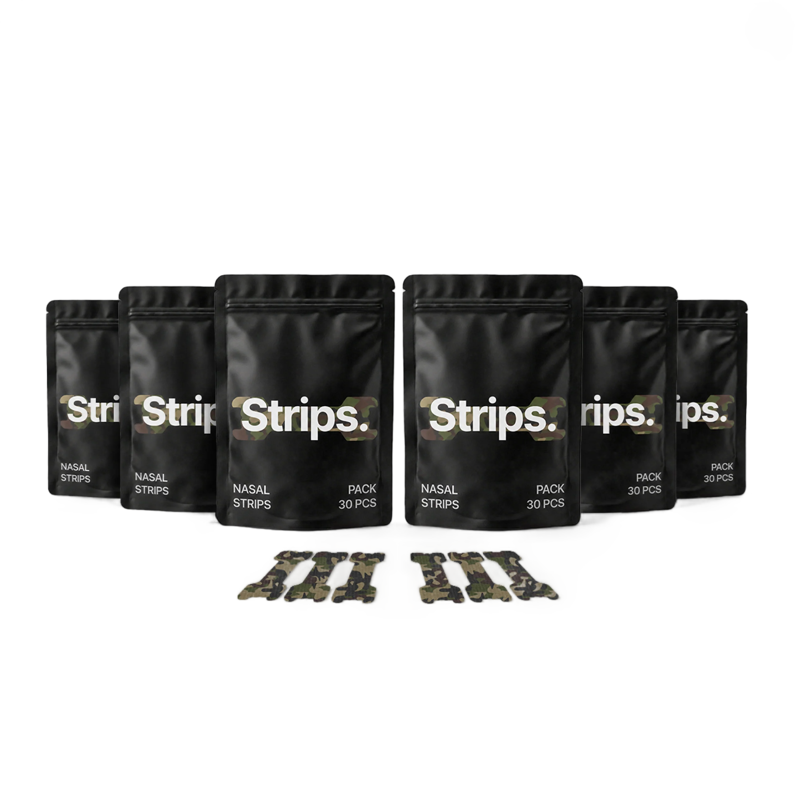 Camo Nasal Strips [6-Pack] without background