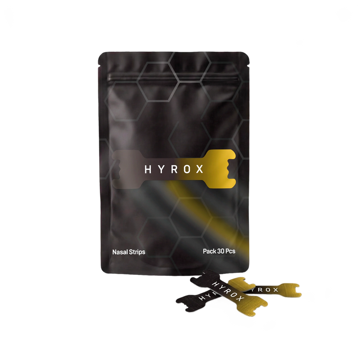 HiStrips x HYROX Black Edition Nasal Strips without background