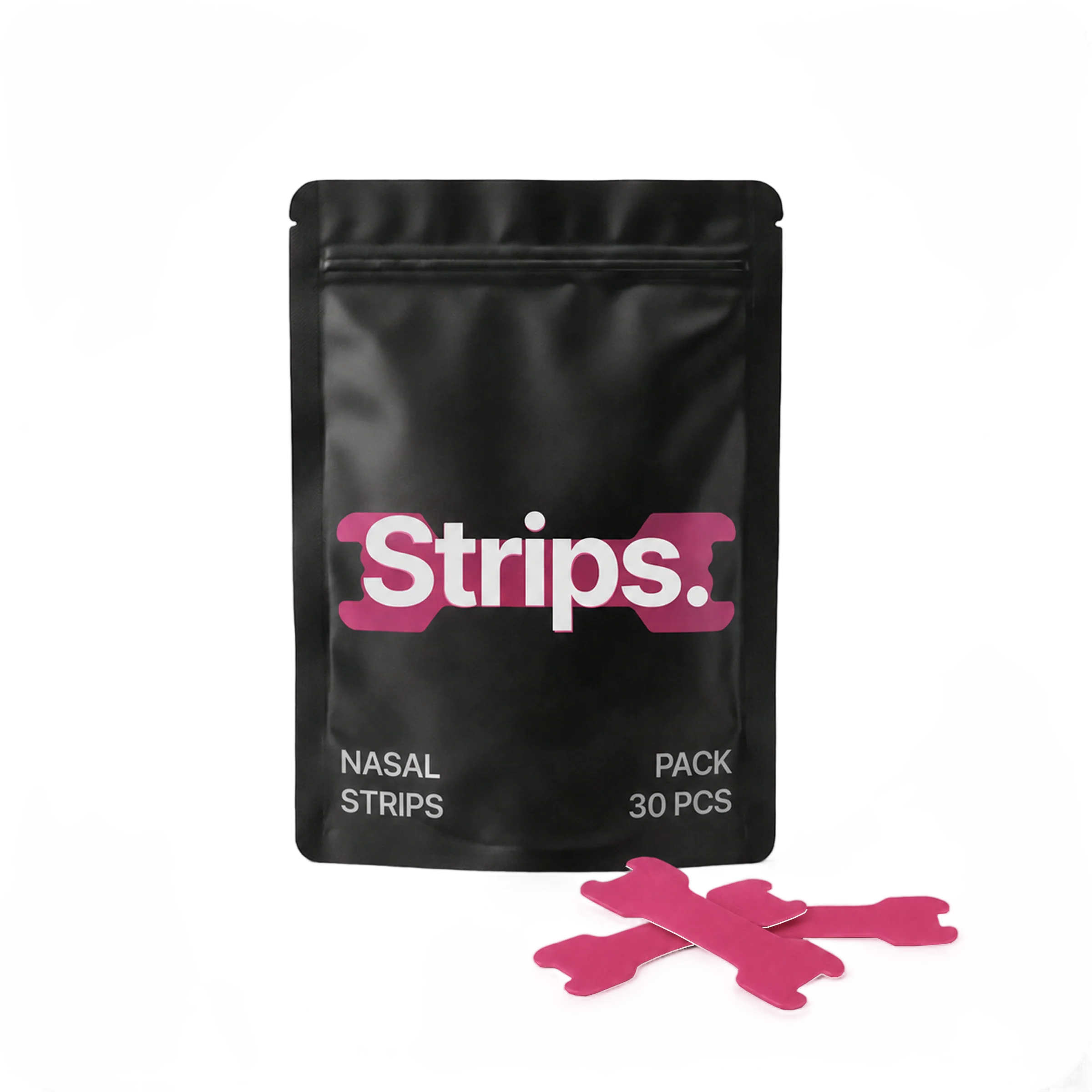 Nasal Sleeping Strips - Pink without background