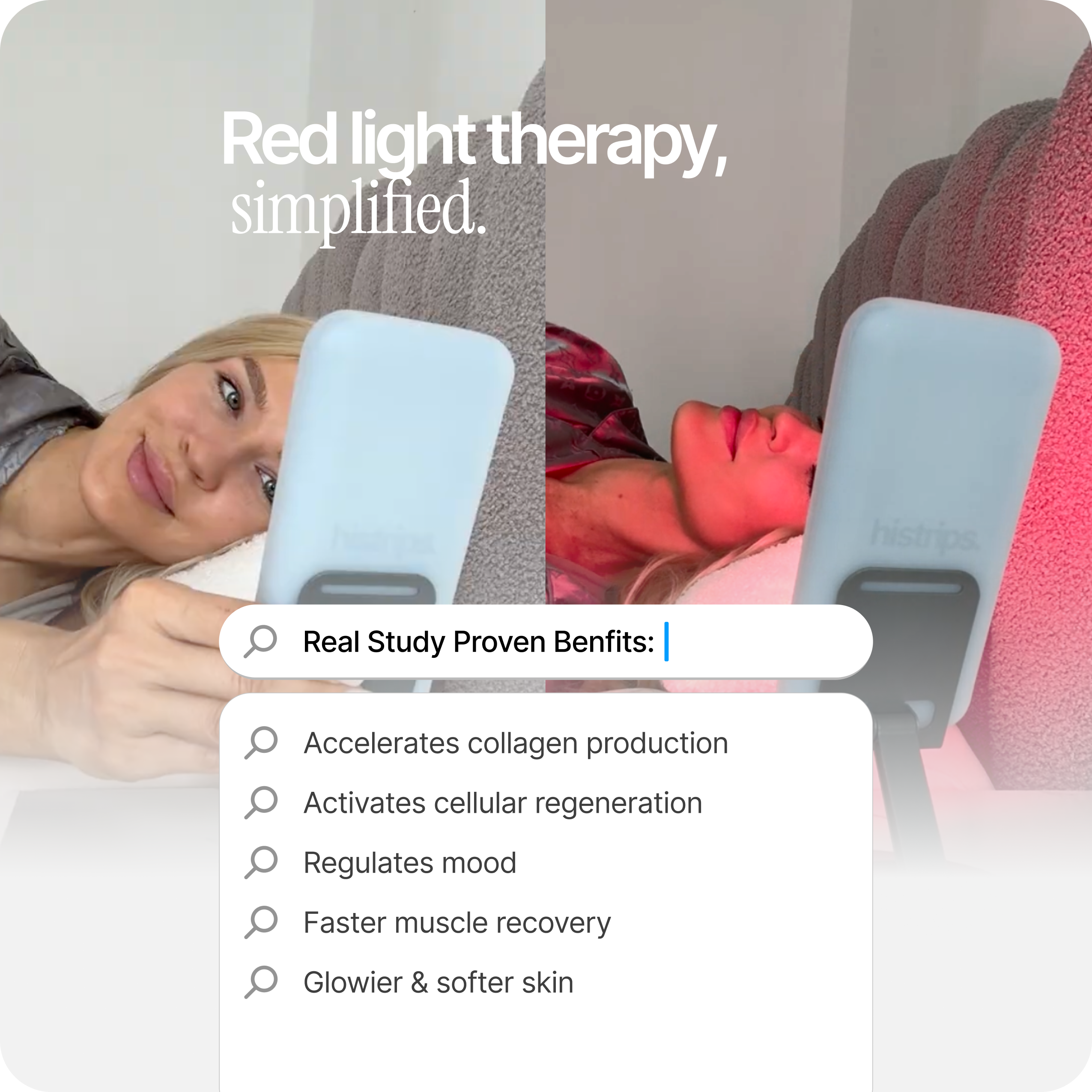 Red &amp; Infrared Recovery Light Panel