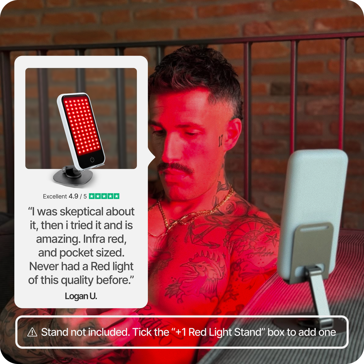 Red & Infrared Light Panel