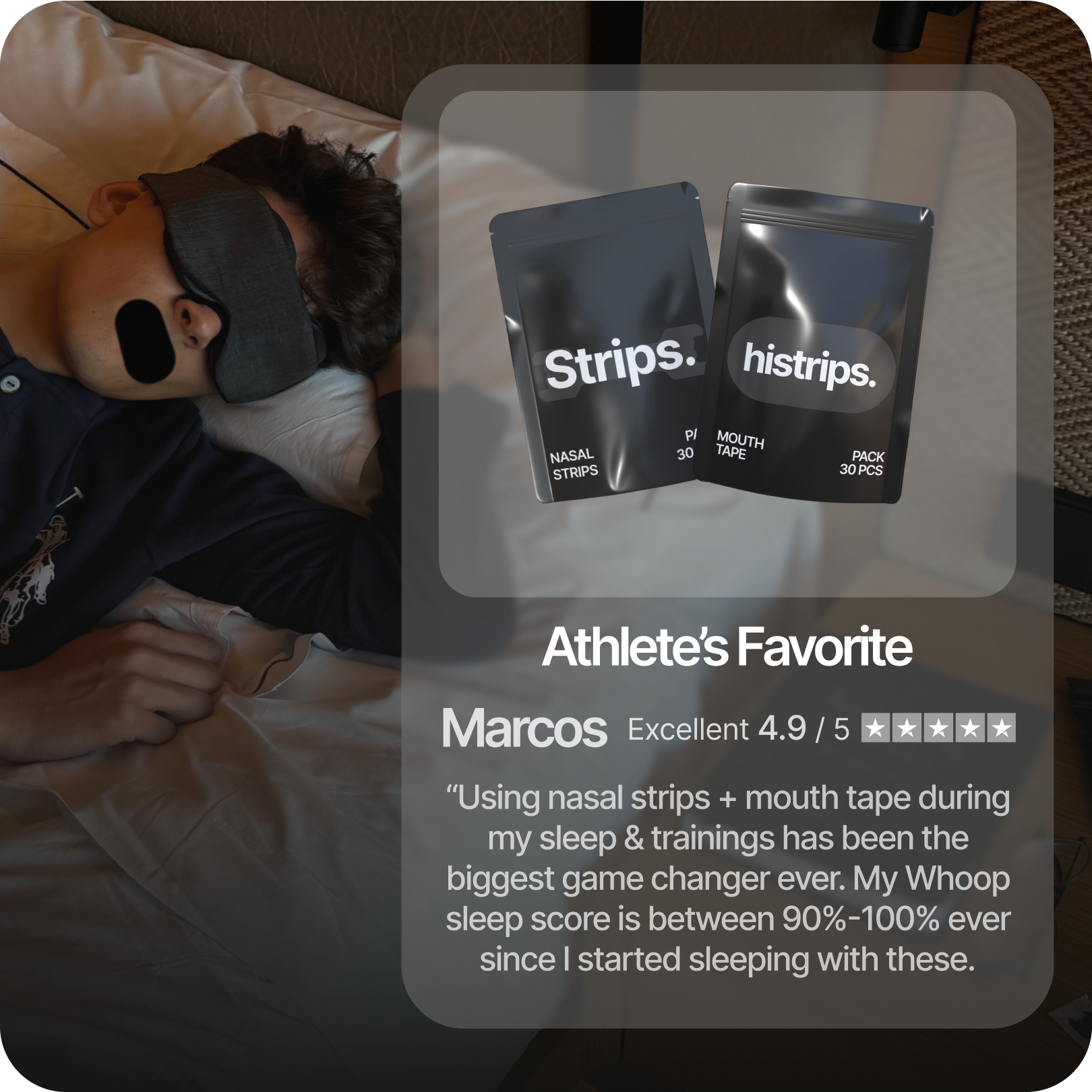 Athlete's Favorite (Black Strips)