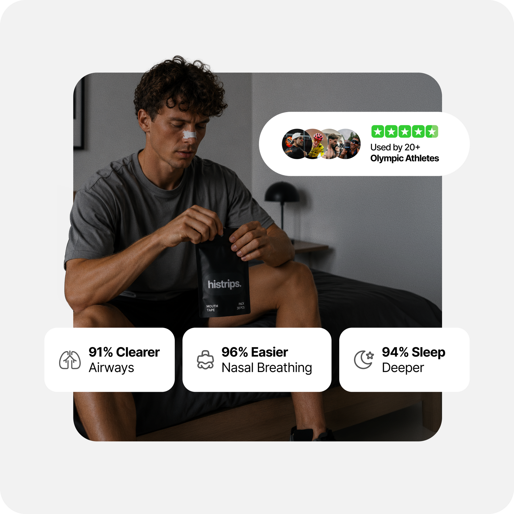 Athlete's Favorite (White Strips)