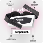 Premium sleeping mask: 100% light blocking, breathable material and no eye pressure design