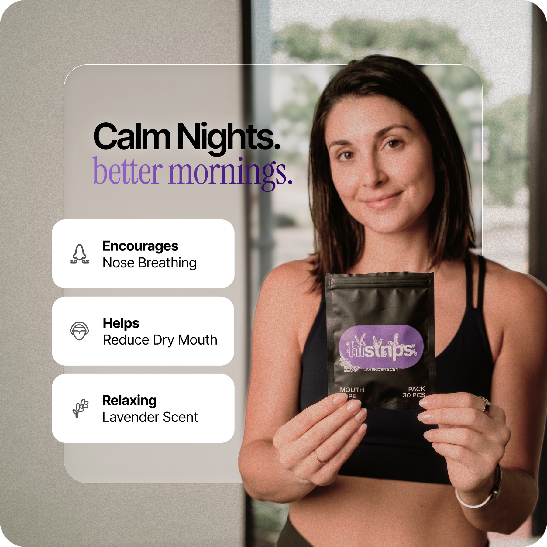 Lavender Mouth Tape  [6-Pack]