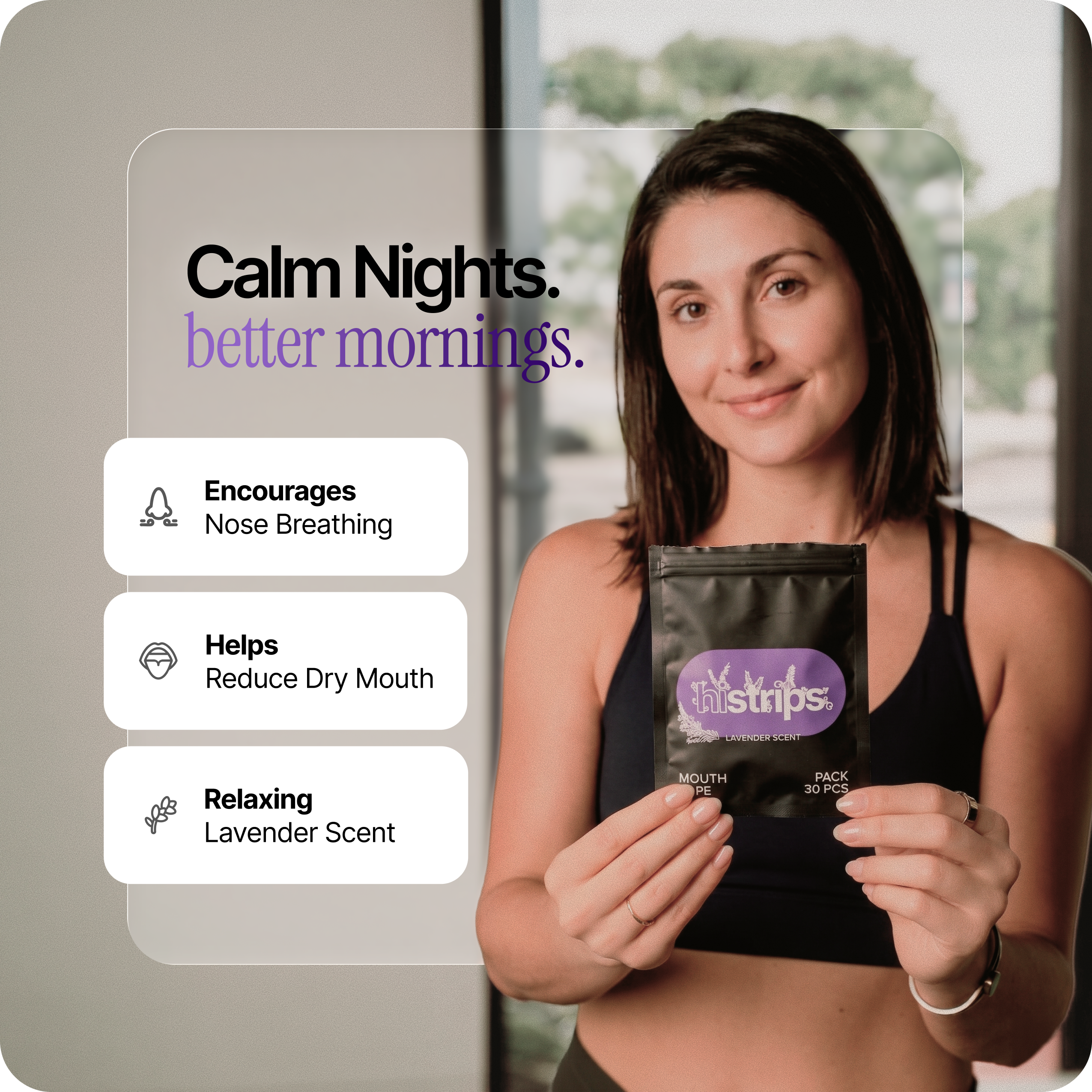 Lavender Mouth Tape  [6-Pack]
