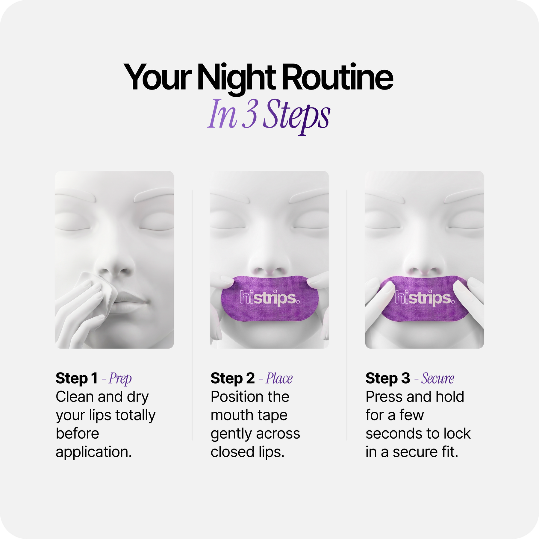 Lavender Mouth Tape  [6-Pack]
