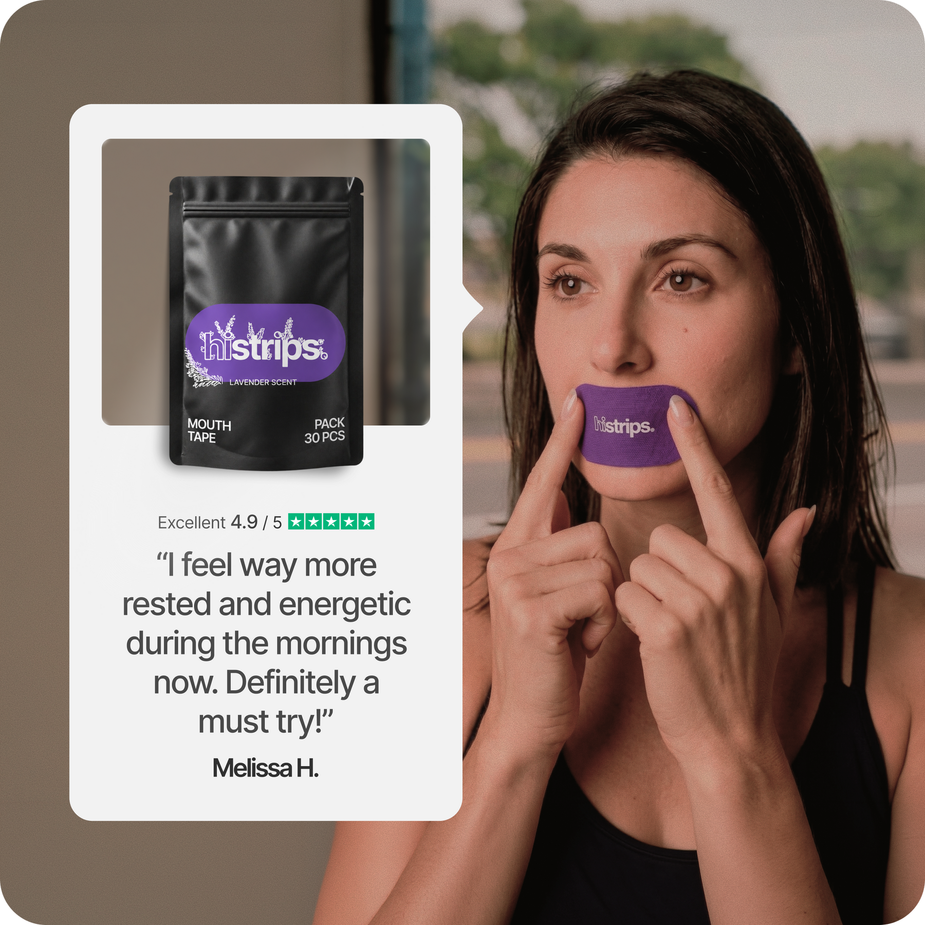 Lavender Mouth Tape  [6-Pack]