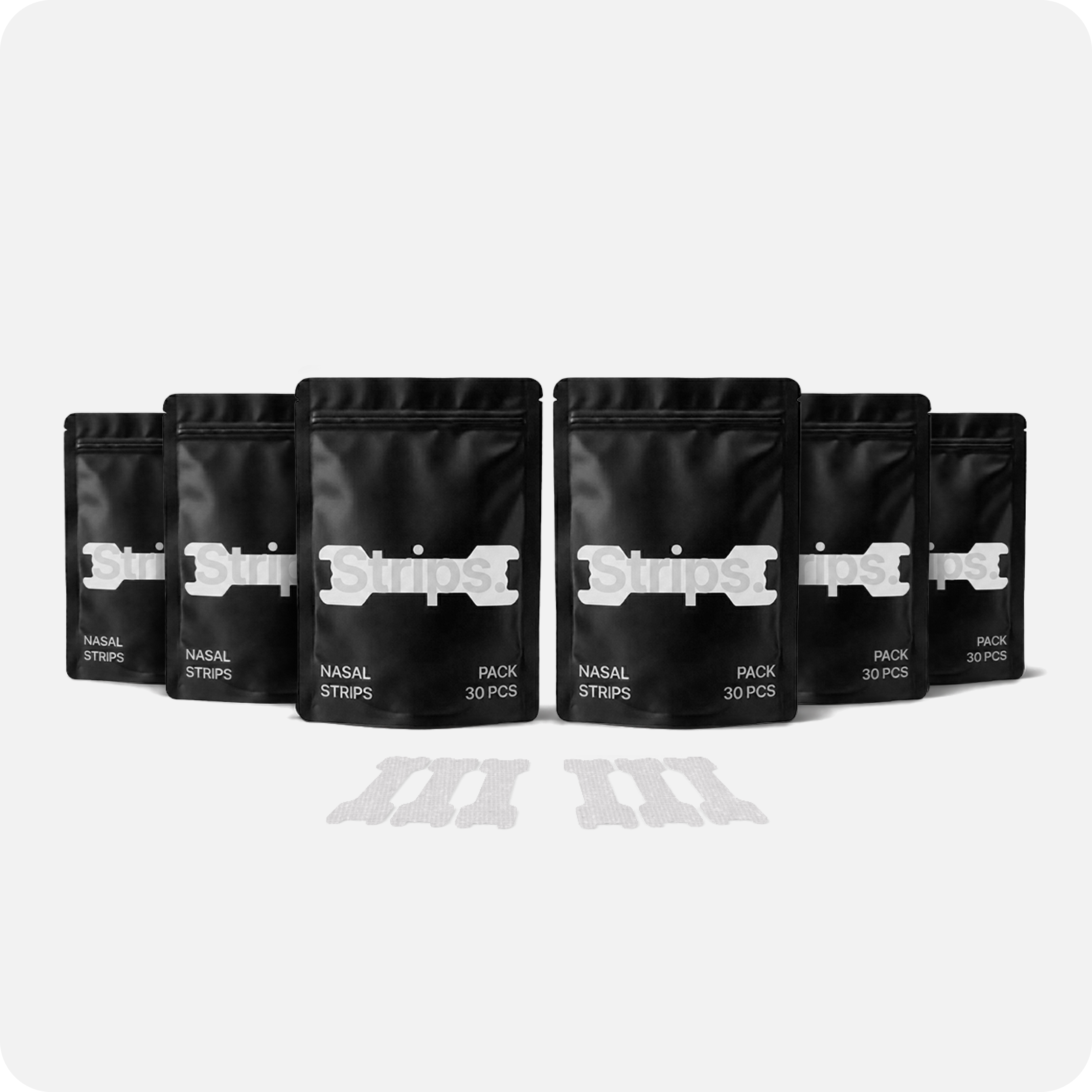 White Nasal Strips [6-Pack]