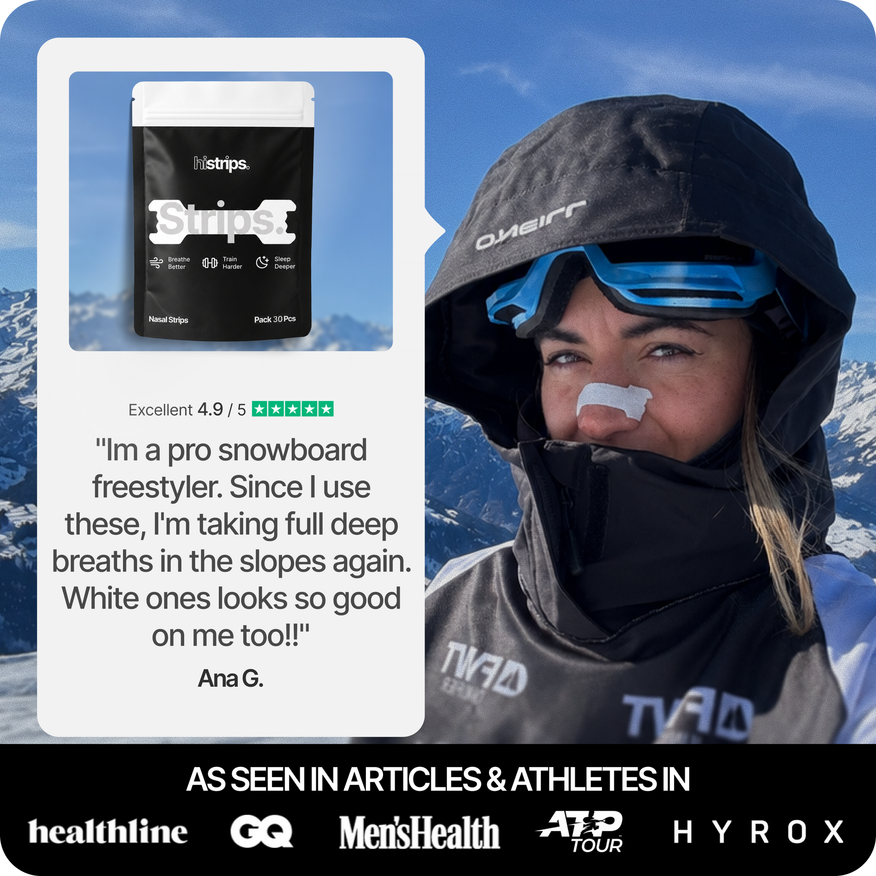 White Nasal Strips [Year Supply]