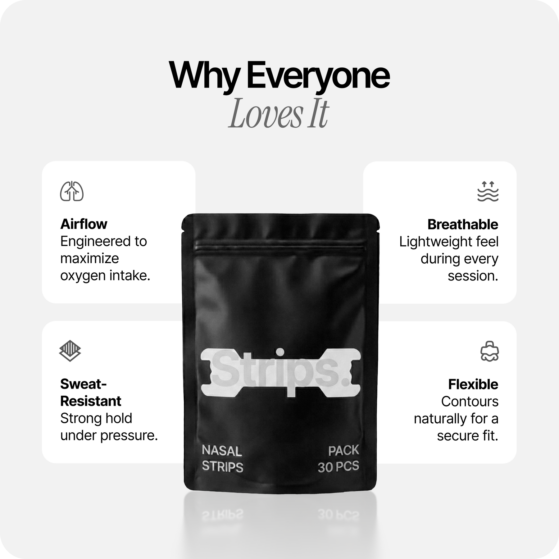 White Nasal Strips [Year Supply]