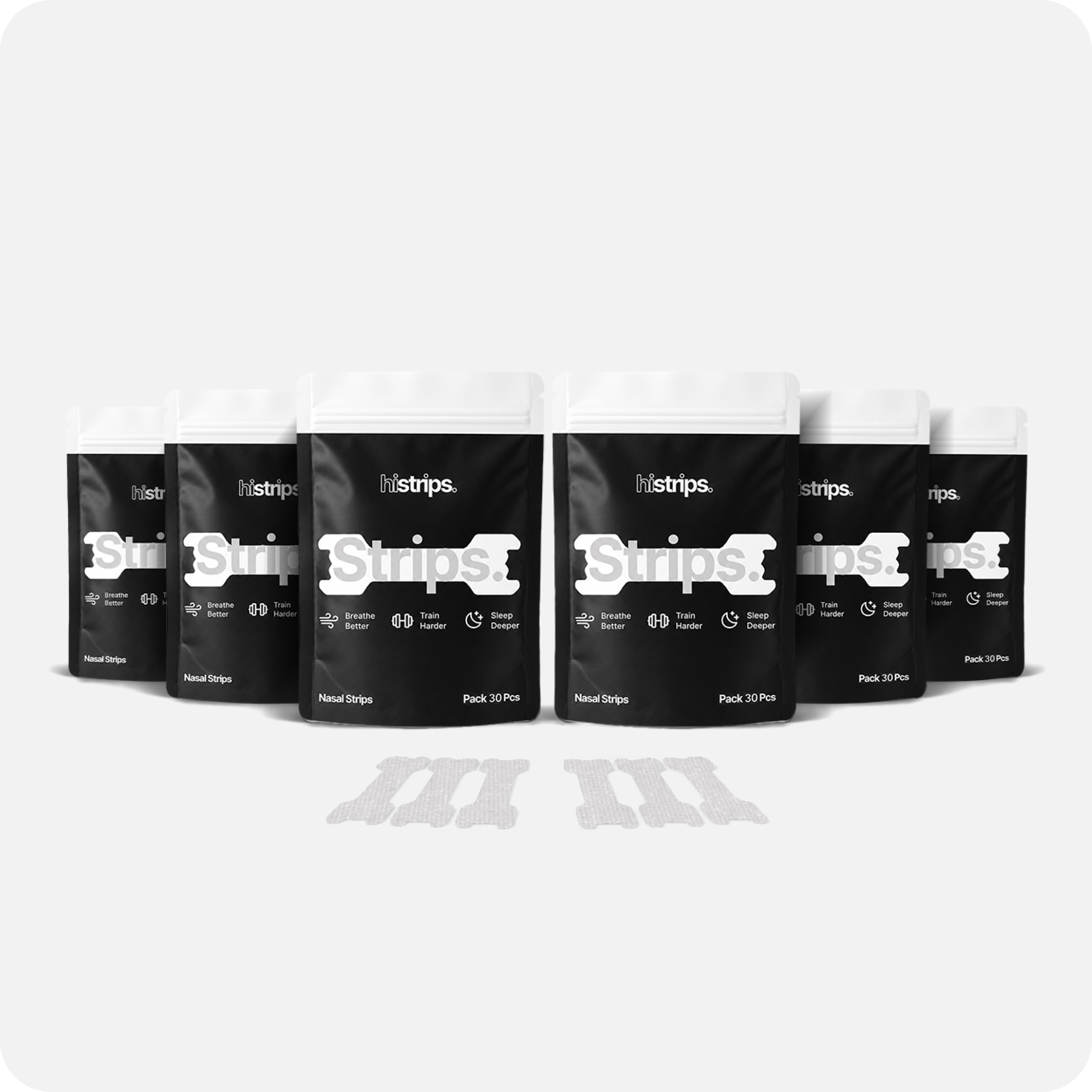 White Nasal Strips [6-Pack]