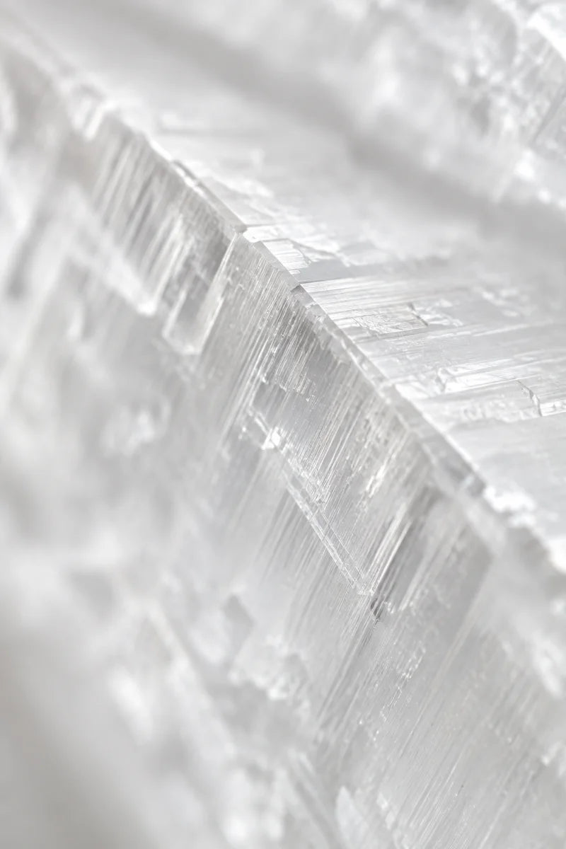 Macro texture illustrating sodium mineral ingredient
